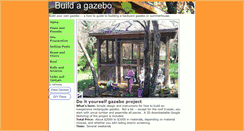 Desktop Screenshot of build-a-gazebo.com